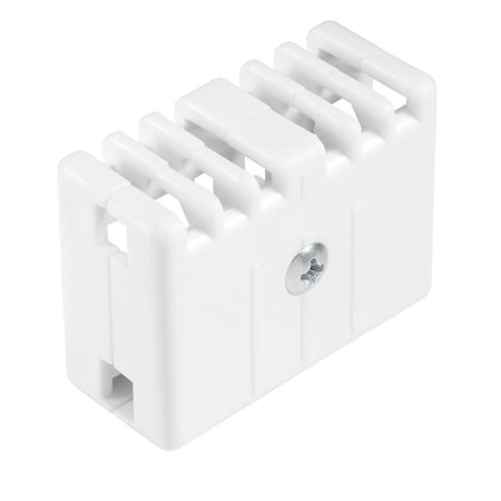 Rubbermaid Rubbermaid FreeSlide 8.6 in. H X 7 in. W X 0.8 in. L Plastic Joiner Plate 3D67-LO-WHT